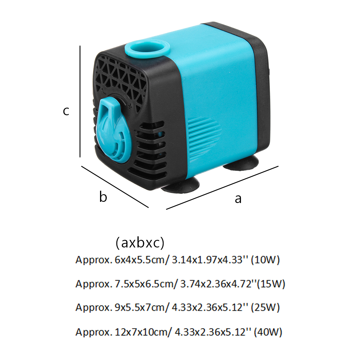 600/2500L/H Submersible Aquarium Water Pump Fish Tank Pond Fountain