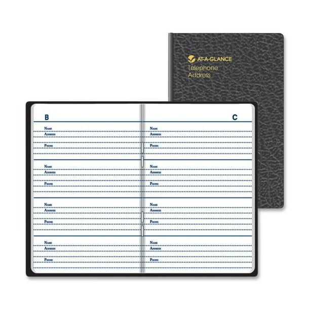 AtAGlance Compact Design Telephone/Address Book