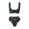 thumbnail image 5 of Daiia Cool Off-Road Vehicle Women's Bikini Set Two Piece Swimsuit High Waisted Bikini Adjustable Straps Bikini Perfect for Beach, Pool, and Summer Vacation-Large, 5 of 9