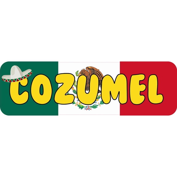10in x 3in Cozumel Magnet