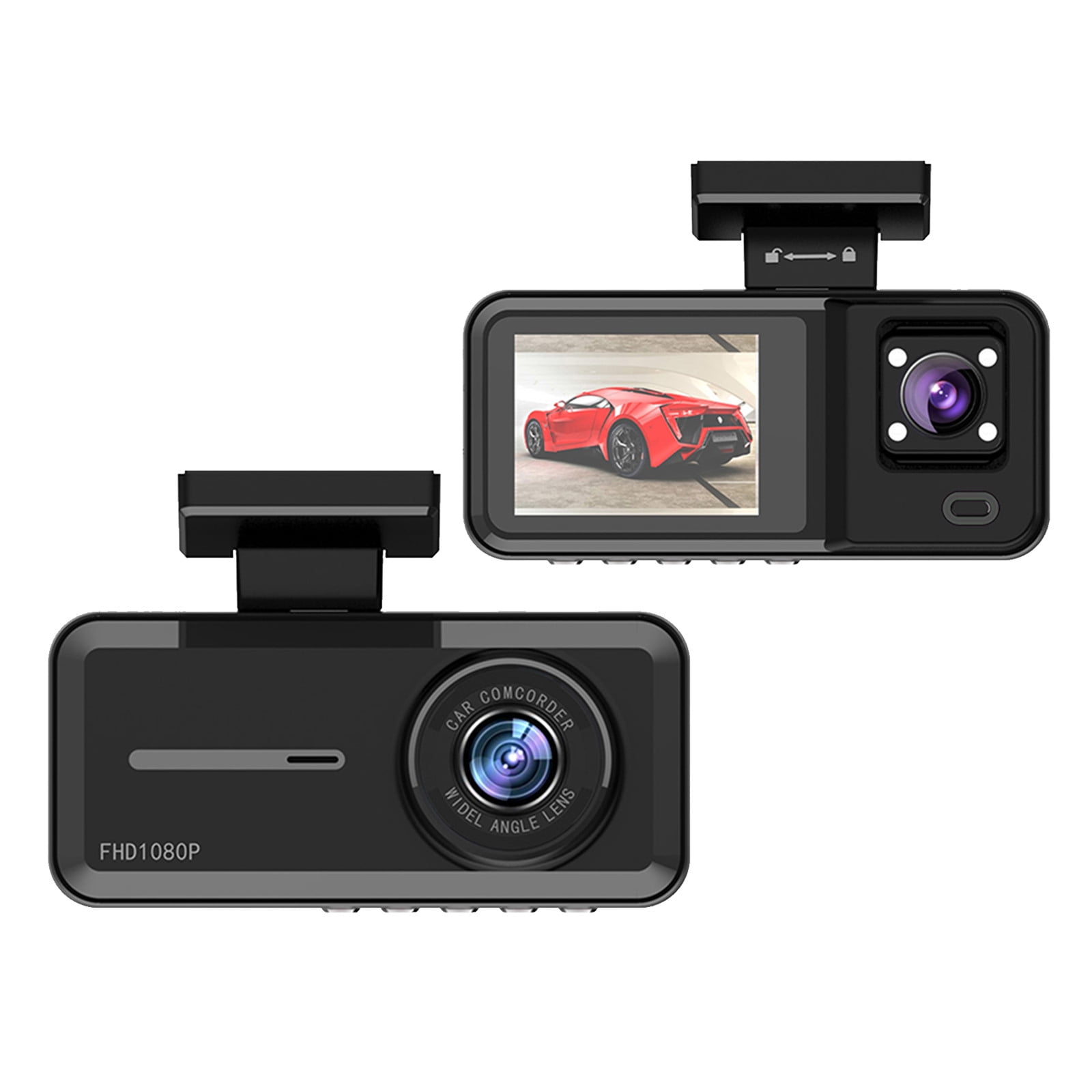 Wuztai Clearance 3 Channel Dash Cam1080P+480P+480P Dash Cam