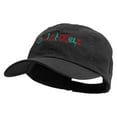 thumbnail image 2 of Artistic Christmas Logo Embroidered Low Profile Dyed Cotton Twill Cap - Black OSFM, 2 of 5