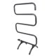 thumbnail image 2 of LYUMO Soporte de piso Calentador de toallas, forma de S Ahorro de energía Fácil de operar 100W Aleación de aluminio Temperatura constante Toallero de secado para bao para cocina LYUMO No se aplica, 2 of 6
