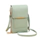 thumbnail image 1 of Bolsas para Mujeres Se Oponen Al Robo Bolsa de Teléfono de Cuero Bolsa Linda para Llevar Teléfonos Móviles Bolsa de Llave de Moda Bolsas Pequeñas para Mujeres, 1 of 5