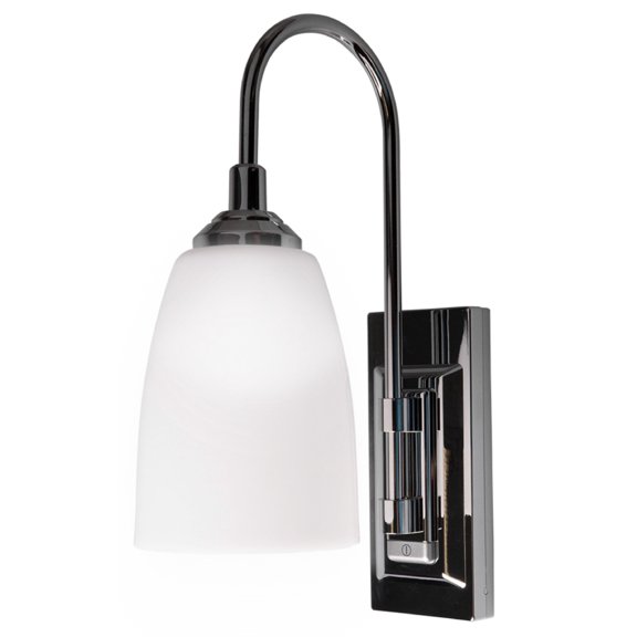 Rite Lite LPL780C Battery-Operated LED Classic Chrome Wall Sconce
