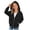 Black, variant on Staki Girls Lightweight Zip-Up Hoodie for Kids Soft Casual Hooded Sweatshirt 4-15Y(Black,6-7 Years)