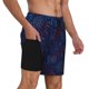 thumbnail image 2 of Fotbe Firework Traje de Baño para Hombre – Shorts de Natación de Secado Rápido con Forro y Bolsillos-Small, 2 of 6