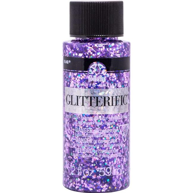FolkArt Glitterific Glitter Paint 2ozPurple