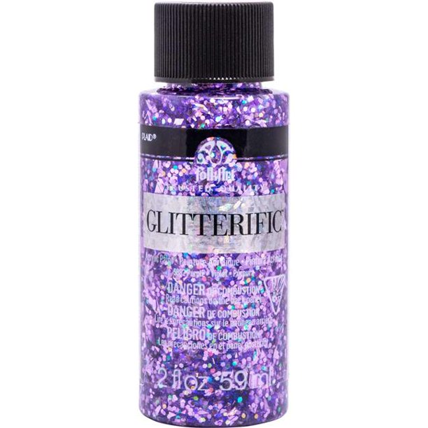FolkArt Glitterific Glitter Paint 2ozPurple