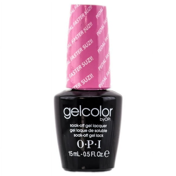 GelColor by OPI Soak-Off Gel Lacquer nail polish - Pedal Faster Suzi! - GC H60