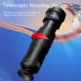 thumbnail image 6 of 2 Packs 36X Telephoto Lens Kit Fit for iPhone Android Phones with Bluetooth Remote Tripod HD Zoom Lens for Photography Travel Wildlife Watching Concert Sports 3 in 1 Camera Attachment Accessories, 6 of 8