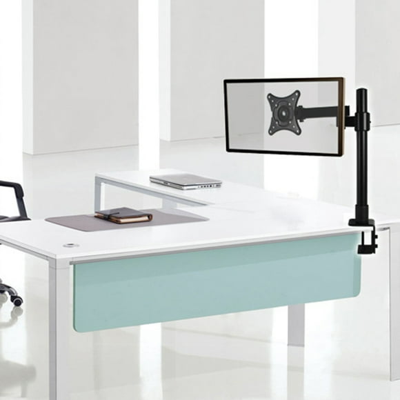OULII wall mounted monitor arm Tilt Extend computer monitor mount Black for Home Entertainment 1 Set