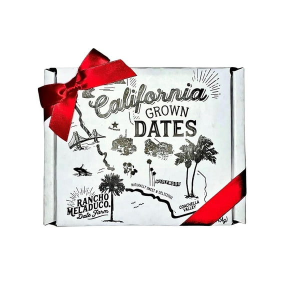 Rancho Meladuco Date Farm Organic Medjool Dates, Whole Un-Pitted, 1 lb. Box