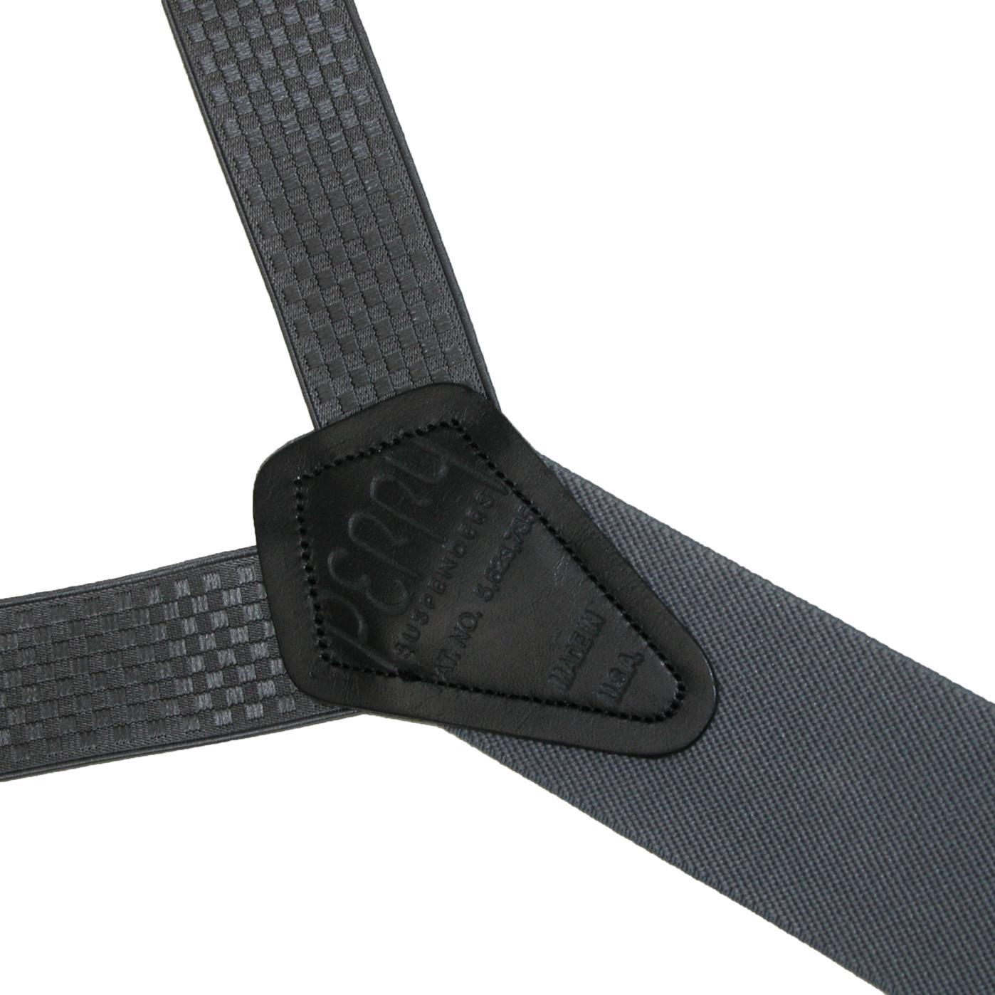 Perry Suspenders Men's Elastic Hook End Jacquard Suspenders (Tall