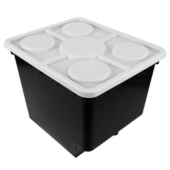 BESTYASH 5 Gallon Plastic Hydroponic Cultivation Bucket for Plant Growth and Storage in Multiple Colors