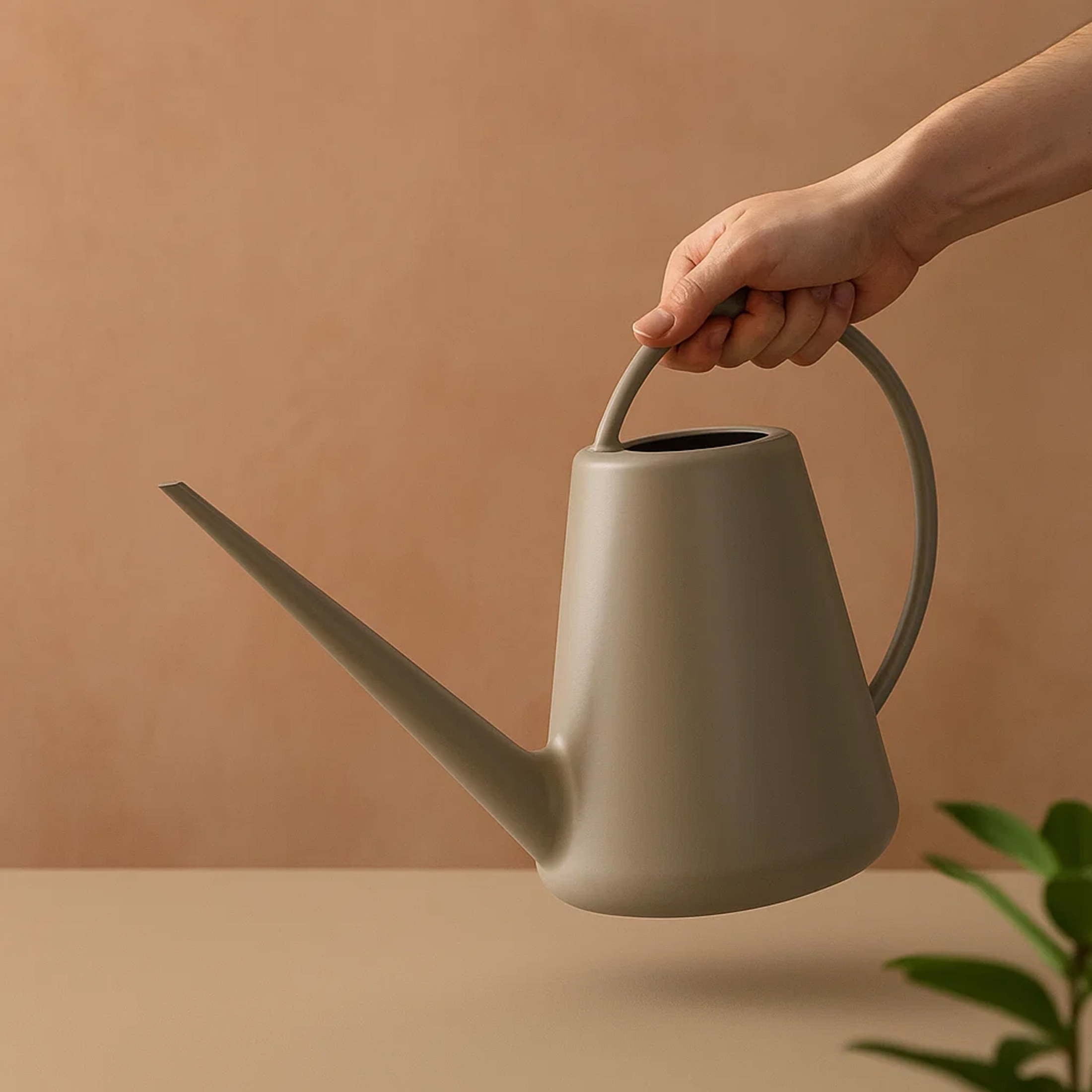 Expert Gardener 1 gal. Resin Watering Can, Birch Grey