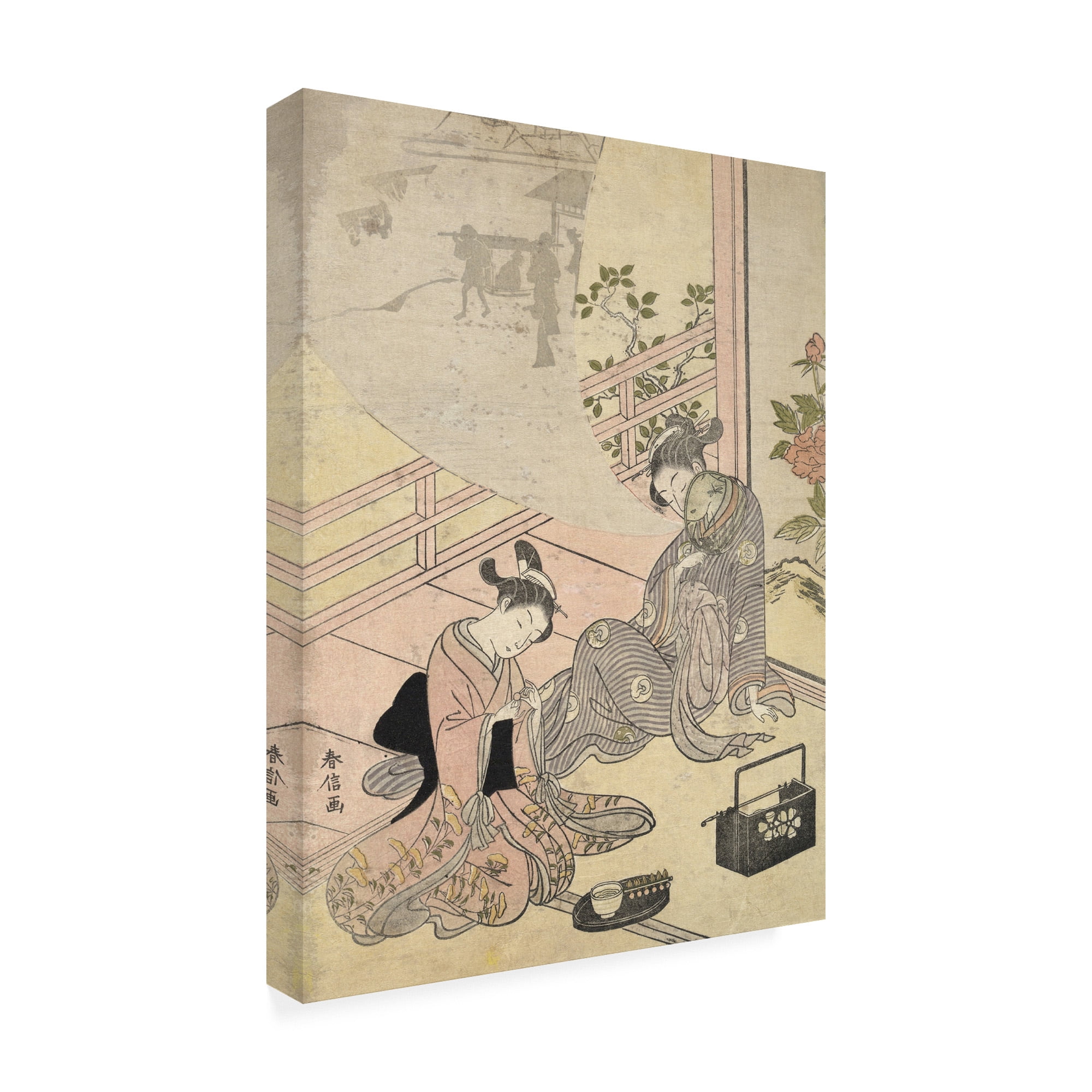 Trademark Fine Art 'Courtesan Dreaming' Canvas Art by Suzuki Harunob