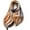 Gold, variant on Brilliant Winter Scarf for Women Cold Weather Women's Soft Fabric Soft Skin Friendly Scarf Warm Thick Wool Scarf Brown Scarves&Shawls