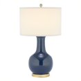 thumbnail image 1 of Safavieh Judy Ceramic Royal Blue Lamp with White Shade, 1 of 5