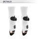 thumbnail image 3 of Calcetines de ciclismo únicos de Bargains, antideslizantes, absorbentes de sudor, antifricción, calcetines de bicicleta al aire libre, blancos y negros, talla única, neutros y universales, 1 par, 3 of 6