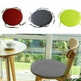 thumbnail image 4 of LYCAQL Round Chair Cushions 15 Inch Outdoor Bistro Chair Cushions Garden Chair Pads Seat Cushion Stool Patio Cushions for Outdoor Furniture Pads Dining Chair Round Patio Kitchen Dining & Bar, 4 of 8