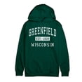 thumbnail image 1 of Greenfield Wisconsin Classic Established Premium Cotton Hoodie, 1 of 1