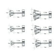 thumbnail image 3 of QQTDFG 6 Pairs 20G Stainless Steel Stud Earrings CZ Ear Studs Ear Tragus Helix Piercing-Black, 3 of 9