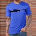 thumbnail image 3 of Klisyaur Mens Color Block Shirts Short Sleeve Lightweight Fashion Breathable Casual Tops Summer Work Tee, 3 of 5