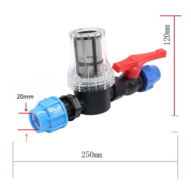 20mm Filter With Plastic Tube Quick Connector Filter Garden Drip