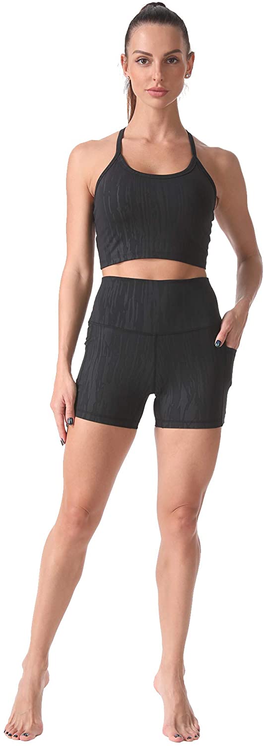 Biker Shorts for Women with Pockets 