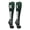 #01, variant on Player Id Number Socks Over the Calf Dark Green White (#66, Large)
