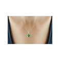 thumbnail image 3 of JewelersClub 1 1/5 Carat T.G.W. Chrome Diopside And White Diamond Accent Sterling Silver Pendant, 18", 3 of 4