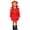 0##Red255, variant on Tiijoy Newborn Girls Fashion Cropped Jacket Skirt Beret Fall Outfits 3-Piece Clothes Set
