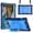 Navy Blue, variant on Dteck for Samsung Galaxy Tab A9 Plus Case 11 Inch, 360 Rotating Stand Case with Shoulder Strap for Galaxy A9 Tablet 2023(SM-X210/X216/X218),