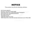 thumbnail image 2 of Transit Auto Front Coated Disc Brake Rotors and Ceramic Pads Kit for Car Honda Civic Acura EL Insight KGT-100188, 2 of 11