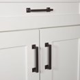 thumbnail image 3 of Grandeur 853499 Geneva 4" Center To Center Solid Brass Square Luxury Cabinet Handle /, 3 of 7