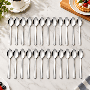 24-Piece 6.7 Stainless Steel Spoons Silverware Spoon Set