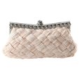 thumbnail image 3 of Formal Clutch Women Evening Clutch Bridal Clutch Elegant Style Family Reunion Birthday Banquet 8.7×5.5×1.2in 1Pcs, 3 of 5