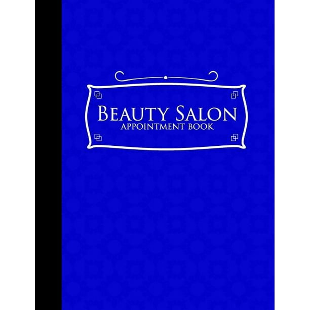 Beauty salon appointment book 2 columns appointment log book