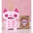 thumbnail image 5 of Fuggler Alley Cats Bag Charm Plush Keyring - Wrinkle McStinkles Pink, 5 of 6