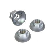 Pinhead Bicycle Locking Wheel Axle Nuts - 3/8" x 26 TPI