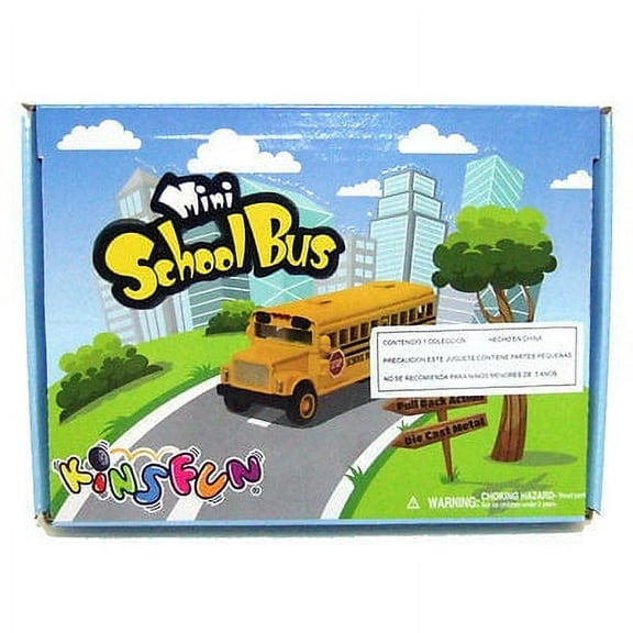 12 PCS 2.5 Inch Mini Yellow School Bus Key Chain Diecast Model Toy