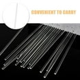 thumbnail image 2 of Himition 100pcs Clear Acrylic Lollipop Sticks Multi-use Cake Pop Sticks Clear Cake Pop Sticks Transparent Candy Acrylic Sticks Diy Candy Material Drink Stirrers, 2 of 6