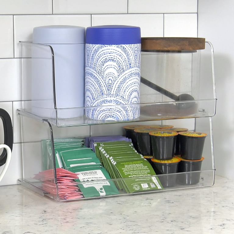 Household Storage Organizer Strackable Plastic Food Storage Bins