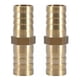 thumbnail image 1 of CHAO (16mm 2 uds) conector de tubo recto de dos vías conector de tubo de latón con púas 6/8/10/12/14/mm, 1 of 5