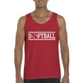 thumbnail image 1 of Artix - Men's Tank Top for Men, up to Men Size 3XL - Softball with Ball, 1 of 5