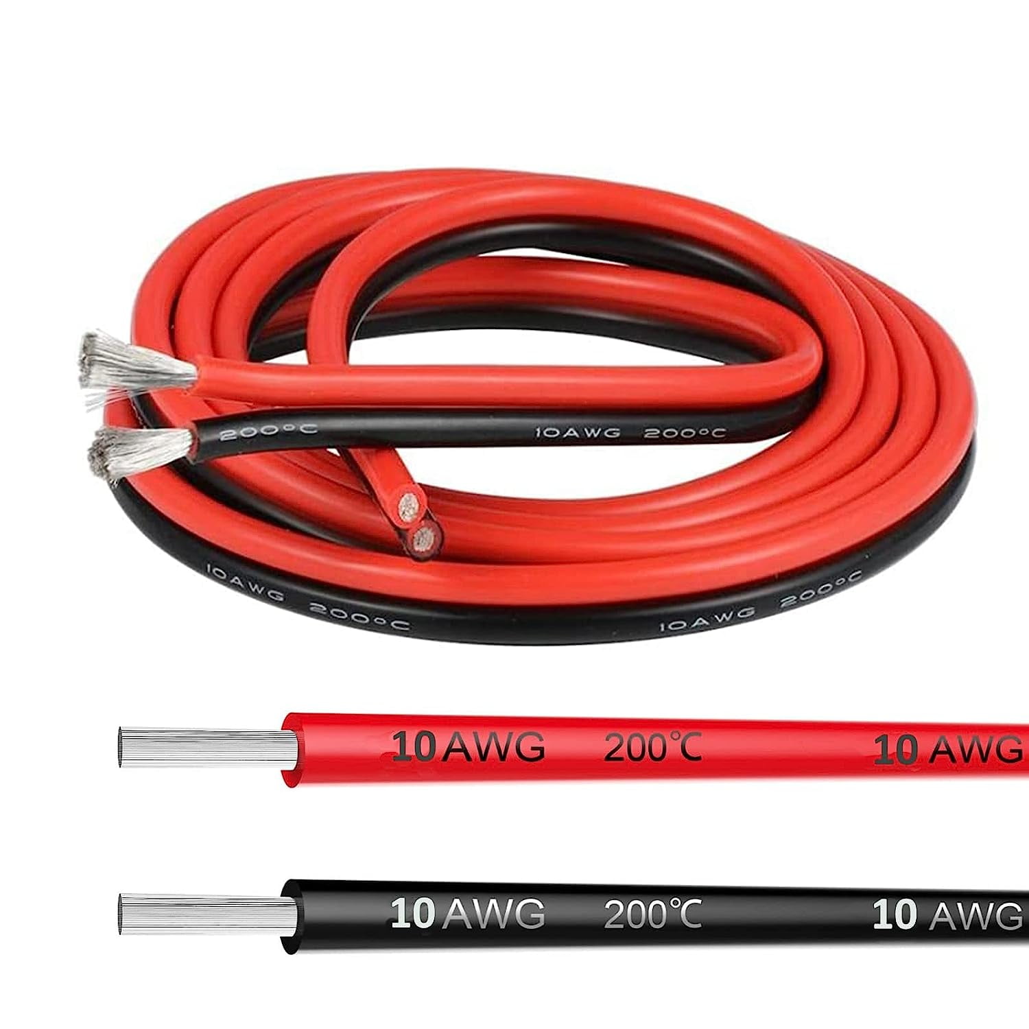 10 AWG Silicone Wire 10 Gauge Wire 13 2 Feet Flexible Silicone Wire 10-awg-silicone-wire-10-gauge-wire-13-2-feet-flexible-silicone-wire