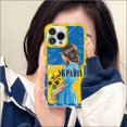 thumbnail image 1 of Funda de teléfono de chica de Ucrania para iPhone 14 13 12 11 Pro Max Mini X Xs XR 6 7 8 Plus SE 2020 funda transparente Fivean unisex, 1 of 2