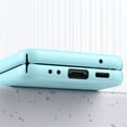 thumbnail image 3 of TECHCIRCLE Shell Cover for Samsung Galaxy Z Flip4 2022, Wireless Charging Shockproof Dual Layer Protection Rugged Embossed Slim PC Cover Phone Case for Samsung Galaxy Z Flip 4 5G(2022), Royalblue, 3 of 7