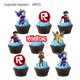 thumbnail image 1 of Roblox-suministros de decoración para fiesta de cumpleaños, juego de celebración de Roblox, globos, vajilla desechable, platos y vasos, juguetes para Baby Shower, 1 of 4
